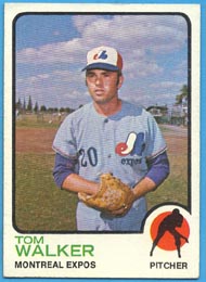 1973 Topps Baseball Cards      041      Tom Walker RC